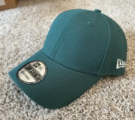 Case of 12 hats - New Era Blank Green 9FORTY Hats WHOLESALE