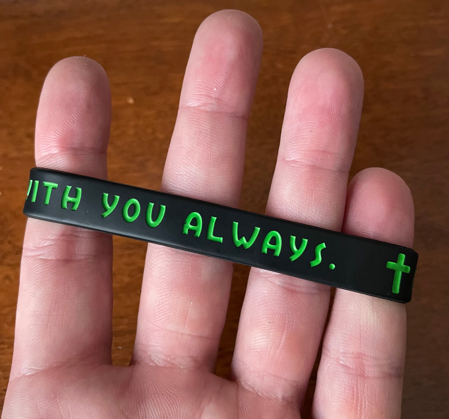 Matthew 28:20: "I Am With You Always" Wristbands